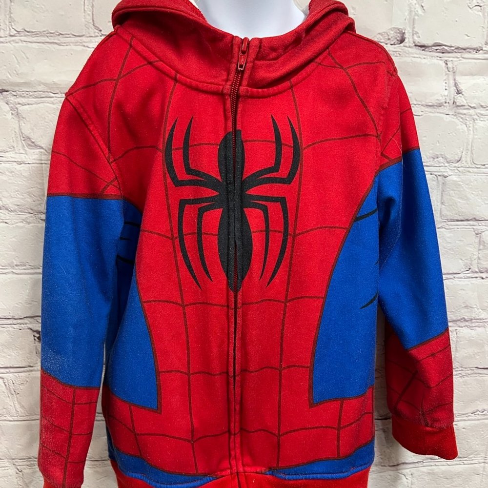 Boys Spiderman Zipper Hoodie